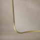 Origins Living Delphine Mirror 60 Brushed Brass - 60x90cm DEL-001069-BB