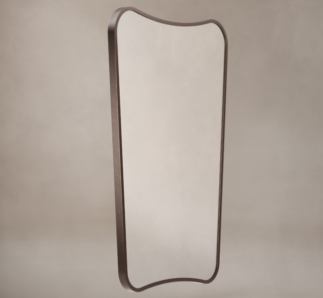 Origins Living Delphine DEL-001069-BZ Origins Living Delphine Mirror 60 Brushed Bronze - 60x90cm DEL-001069-BZ