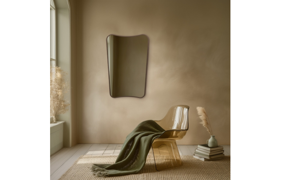 Origins Living Bathroom Mirrors Delphine DEL-001069-BZ Origins Living Delphine Mirror 60 Brushed Bronze - 60x90cm DEL-001069-BZ