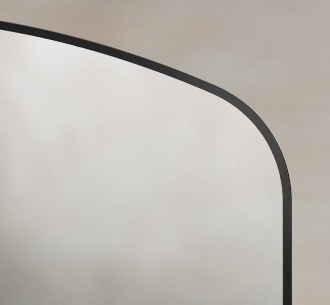 Alone DEL-001127-BK Origins Living Delphine Mirror 120 Black - 120x70cm DEL-001127-BK