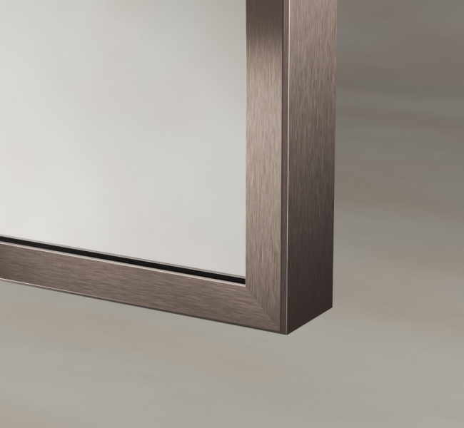 Alone DEL-001127-BZ Origins Living Delphine Mirror 120 Brushed Bronze