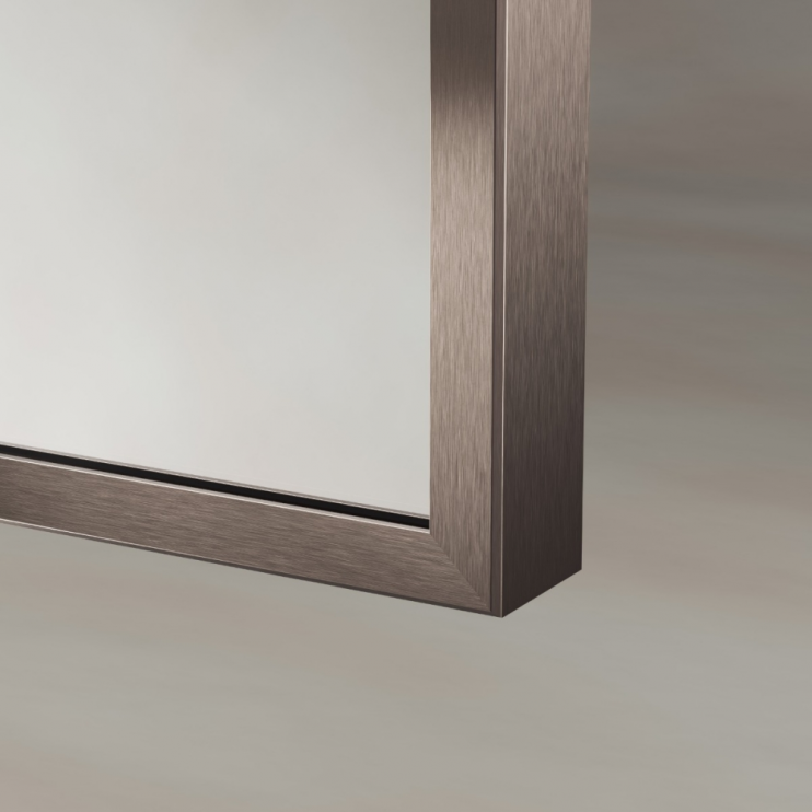 Alone DEL-001127-BZ Origins Living Delphine Mirror 120 Brushed Bronze