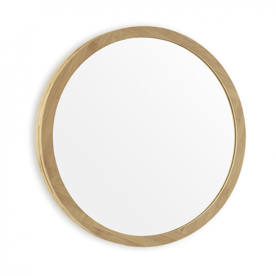 Origins Living Kenji Mirror Round 80cm Bamboo KNJ-00D080-BA