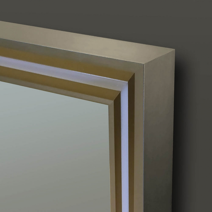 Lexington Origins Living Mirrors B008349 Origins Living Lexington Mirror 120 Brushed Bronze - 120x75cm B008349