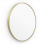 Origins Living Lomax Round Mirror 60cm Brushed Brass LMX-00D060-BB Illuminated Bathroom Mirror