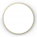 Origins Living Lomax Round Mirror 60cm Brushed Brass LMX-00D060-BB from Ebzone