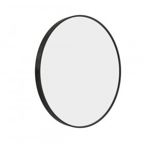 Origins Living Lomax Round Mirror 60cm Black LMX-00D060-BK