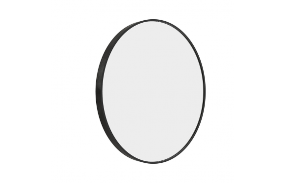 Origins Living Lomax Round Mirror 60cm Black LMX-00D060-BK