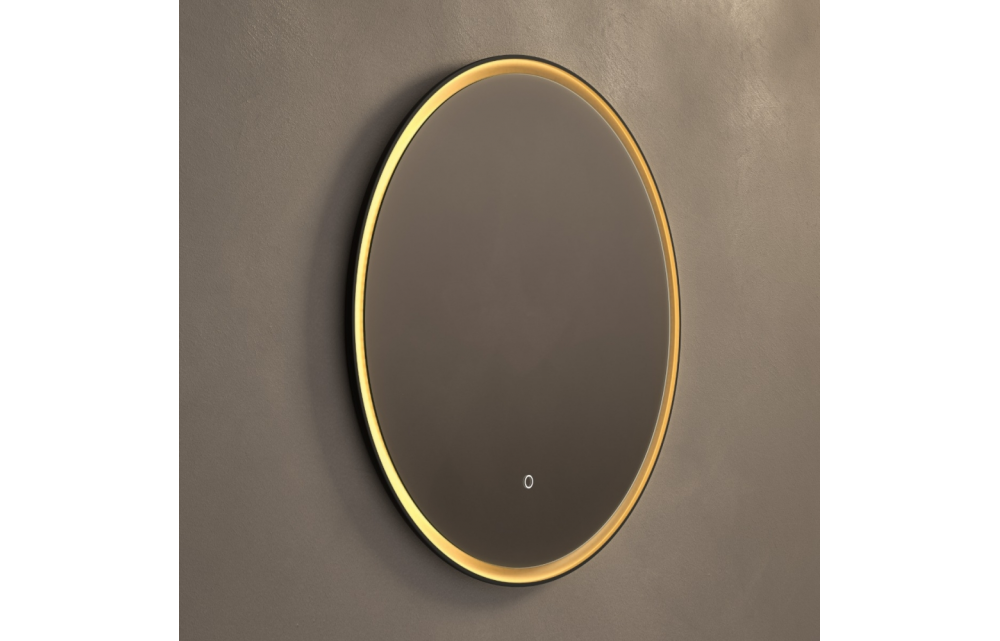 Origins Living Luxor Mirror 80cm Gold/Black LXR-01D080-01