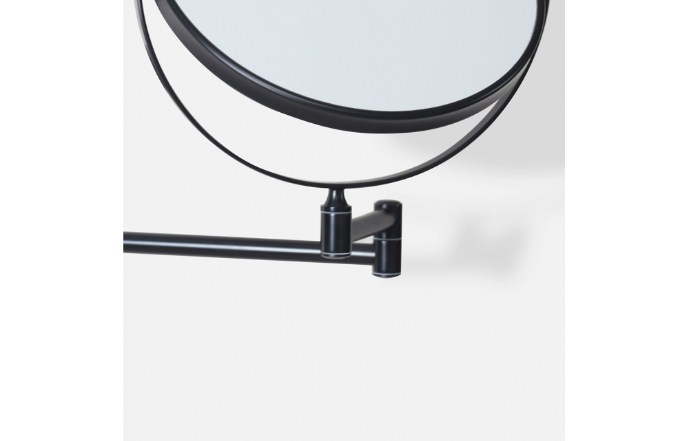 Origins Living Mason Reversible 5x Magnifying Wall Mirror - Black MSN-007520-BK