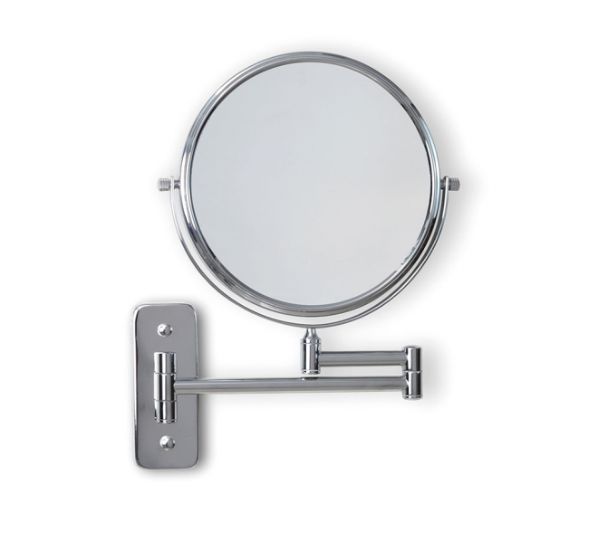 Bathroom Magnifying Mirrors MSN-007520-CH Origins Living Mason Reversible 5x Magnifying Wall Mirror - Chrome MSN-007520-CH