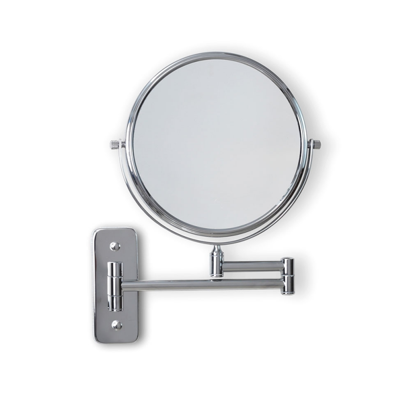 Bathroom Magnifying Mirrors MSN-007520-CH Origins Living Mason Reversible 5x Magnifying Wall Mirror - Chrome MSN-007520-CH