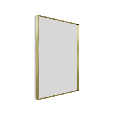 Origins Living Newington Rectangular Mirror 60 Brushed Brass - 60x80cm NWG-001068-BB
