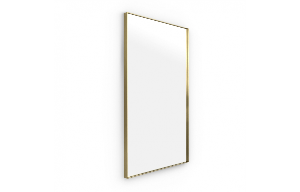 Origins Living Newington Rectangular Mirror 120 Brushed Brass - 120x70cm NWG-001127-BB