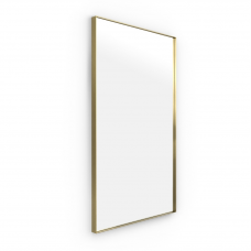 Origins Living Newington Rectangular Mirror 120 Brushed Brass - 120x70cm NWG-001127-BB