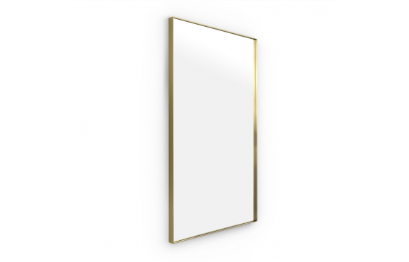 Origins Living Newington Rectangular Mirror 120 Brushed Brass - 120x70cm NWG-001127-BB