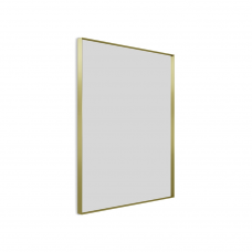 Origins Living Newington Rectangular Mirror 100 Brushed Brass - 100x80cm NWG-001108-BB