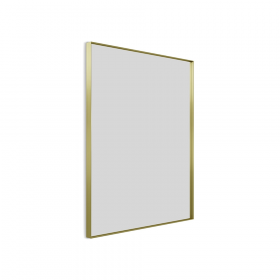 Origins Living Newington Rectangular Mirror 100 Brushed Brass - 100x80cm NWG-001108-BB