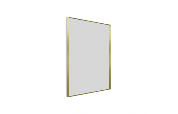 Origins Living Newington Rectangular Mirror 100 Brushed Brass - 100x80cm NWG-001108-BB