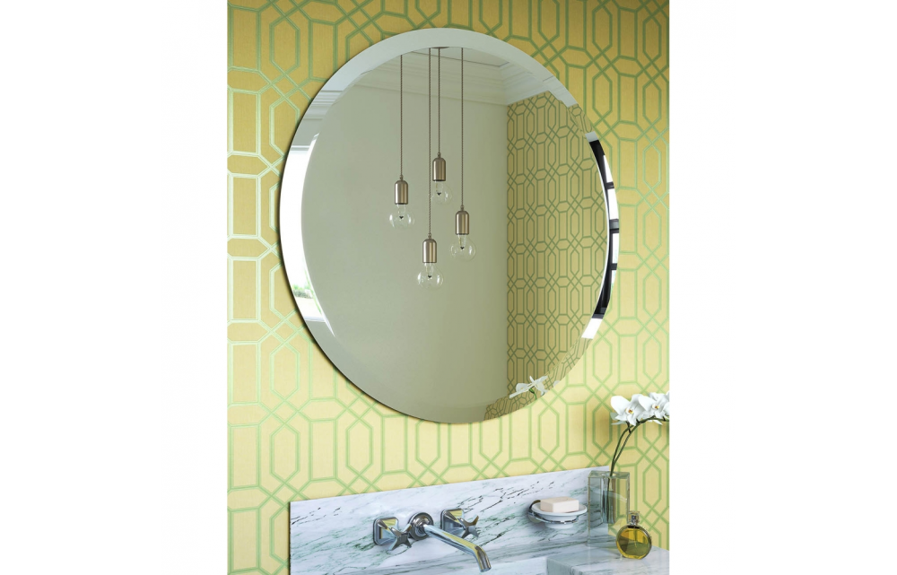 Origins Living Porterhouse Round Mirror 80cm B008066