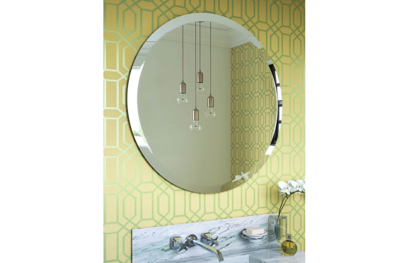 Origins Living Porterhouse Round Mirror 80cm B008066