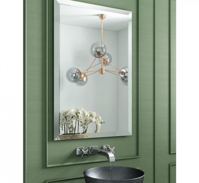 Origins Living Porterhouse Mirrors B008073 Origins Living Porterhouse Square Mirror 70 - 70x70cm B008073