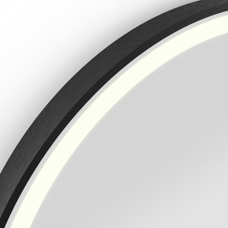 Origins living Lomax Light LML-01C051-BK Origins Living Lomax Light Capsule Mirror 50 Black - 50x100cm LML-01C051-BK