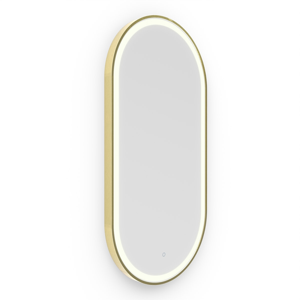 Origins Living Lomax Light Capsule Mirror 40 Brushed Brass - 40x80cm LML-01C048-BB Origins living Lomax Light Bathroom Mirrors LML-01C048-BB Origins Living Lomax Light Capsule Mirror 40 Brushed Brass - 40x80cm LML-01C048-BB