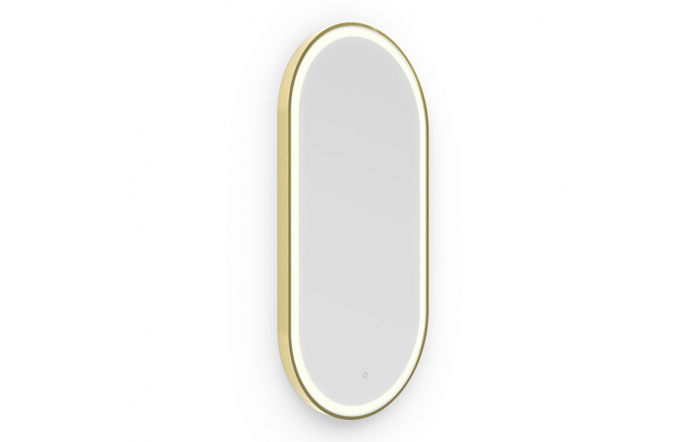 Origins Living Lomax Light Capsule Mirror 40 Brushed Brass - 40x80cm LML-01C048-BB