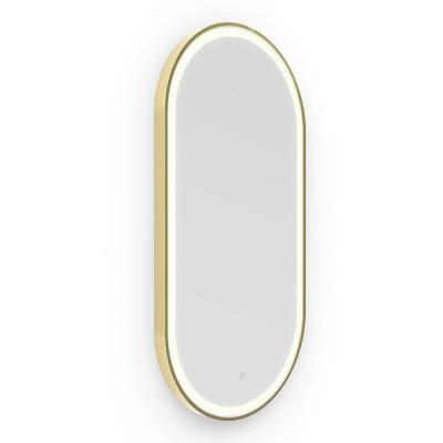 Origins Living Lomax Light Capsule Mirror 40 Brushed Brass - 40x80cm LML-01C048-BB