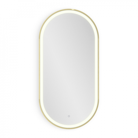 Origins Living Lomax Light Capsule Mirror 50 Brushed Brass - 50x100cm LML-01C051-BB Origins Living Lomax Light Capsule Mirror 50 Brushed Brass - 50x100cm LML-01C051-BB