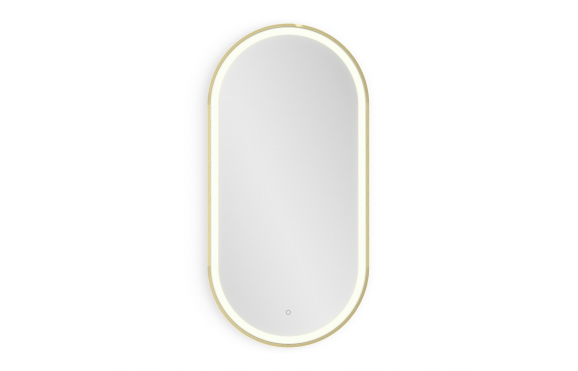 Origins Living Lomax Light Capsule Mirror 40 Brushed Brass - 40x80cm LML-01C048-BB Origins living Lomax Light Bathroom Mirrors LML-01C048-BB Origins Living Lomax Light Capsule Mirror 40 Brushed Brass - 40x80cm LML-01C048-BB