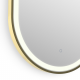 Origins Living Lomax Light Capsule Mirror 40 Brushed Brass - 40x80cm LML-01C048-BB