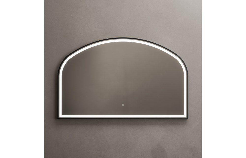 Origins Living Lomax Light Overmantle Arch 120 Black - 120x75cm LML-01R127-BK