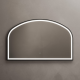 Origins Living Lomax Light Overmantle Arch 120 Black - 120x75cm LML-01R127-BK