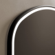 Origins Living Lomax Light Overmantle Arch 120 Black - 120x75cm LML-01R127-BK