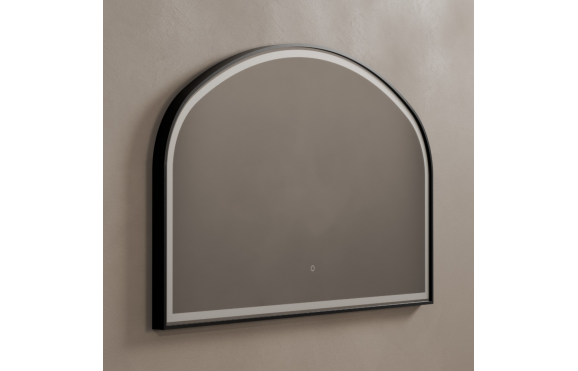 Origins Living Lomax Light Overmantle Arch 120 Black - 120x75cm LML-01R127-BK Origins living Lomax Light Bathroom Mirrors LML-01R127-BK Origins Living Lomax Light Overmantle Arch 120 Black - 120x75cm LML-01R127-BK