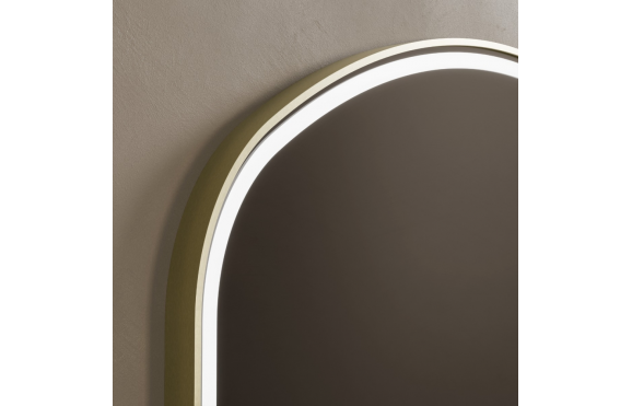 Origins Living Lomax Light Overmantle Arch 120 Brushed Brass - 120x75cm LML-01R127-BB Origins living Lomax Light Bathroom Mirrors LML-01R127-BB Origins Living Lomax Light Overmantle Arch 120 Brushed Brass - 120x75cm LML-01R127-BB