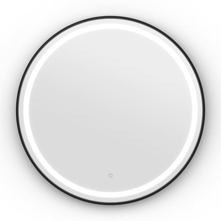 Origins living Lomax Light Mirrors LML-01D070-BK Origins Living Lomax Light Round Mirror 70cm Black LML-01D070-BK