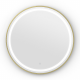 Origins Living Lomax Light Round Mirror 70cm Brushed Brass LML-01D070-BB