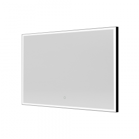 Origins Living Tate Light Rectangular Mirror 120 Black - 120x70cm B008233