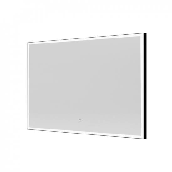 Origins Living Tate Light Rectangular Mirror 120 Black - 120x70cm B008233