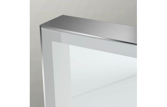 Origins Living Square Mirrors B008301 Origins Living Tate Light Square Mirror 70 Polished - 70x70cm B008301