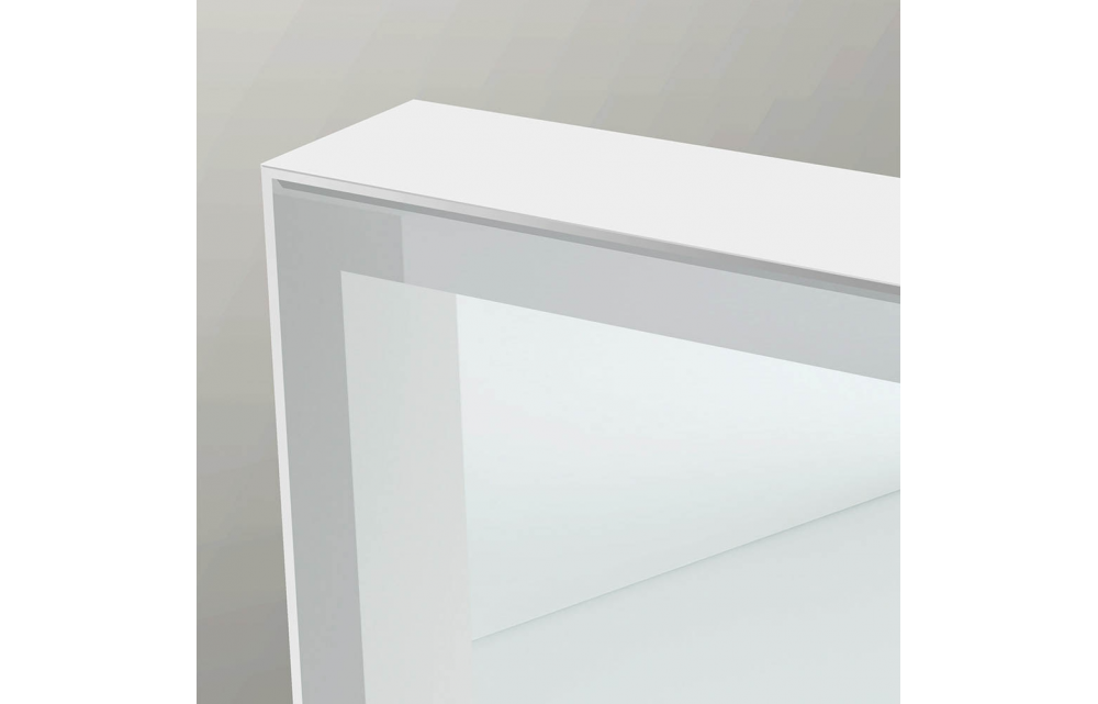 Origins Living Tate Light Square Mirror 70 White - 70x70cm B008264