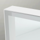 Origins Living Tate Light Rectangular Mirror 120 White - 120x70cm B008271