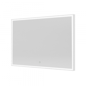 Origins Living Tate Light Rectangular Mirror 120 White - 120x70cm B008271