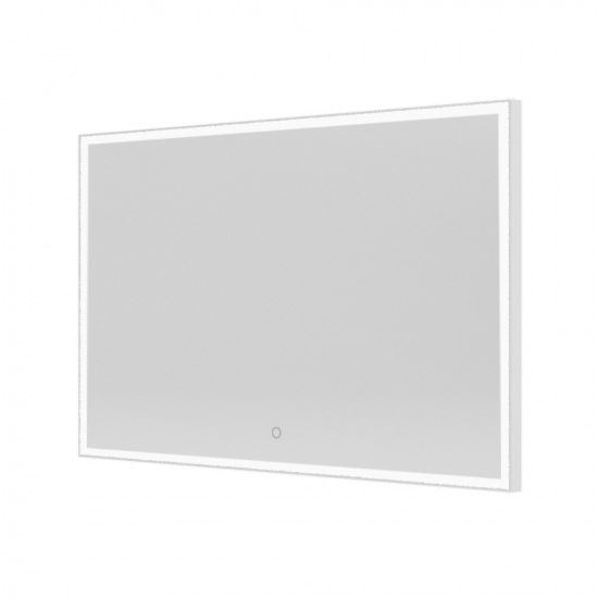 Origins Living Tate Light Rectangular Mirror 120 White - 120x70cm B008271