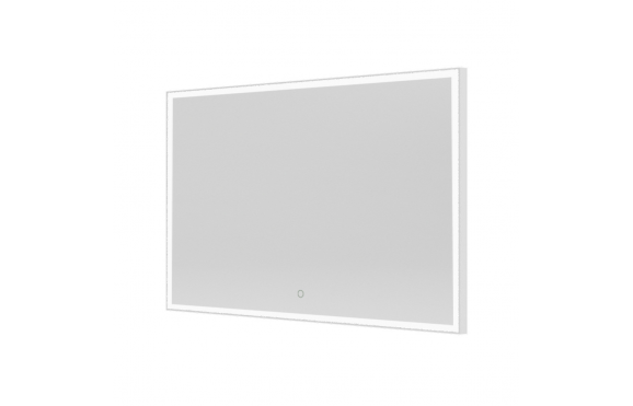 Origins Living Tate Light Rectangular Mirror 120 White - 120x70cm B008271