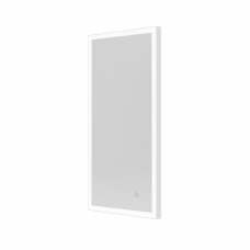 Origins Living Tate Light Rectangular Mirror 50 White - 50x100cm B008257