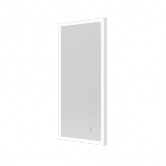 Origins Living Tate Light Rectangular Mirror 50 White - 50x100cm B008257 from Ebzone